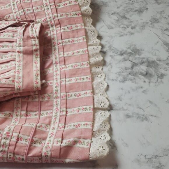 Vintage Enzian Trachter Floral Pink Skirt  Made in Germany - Picture 11 of 14